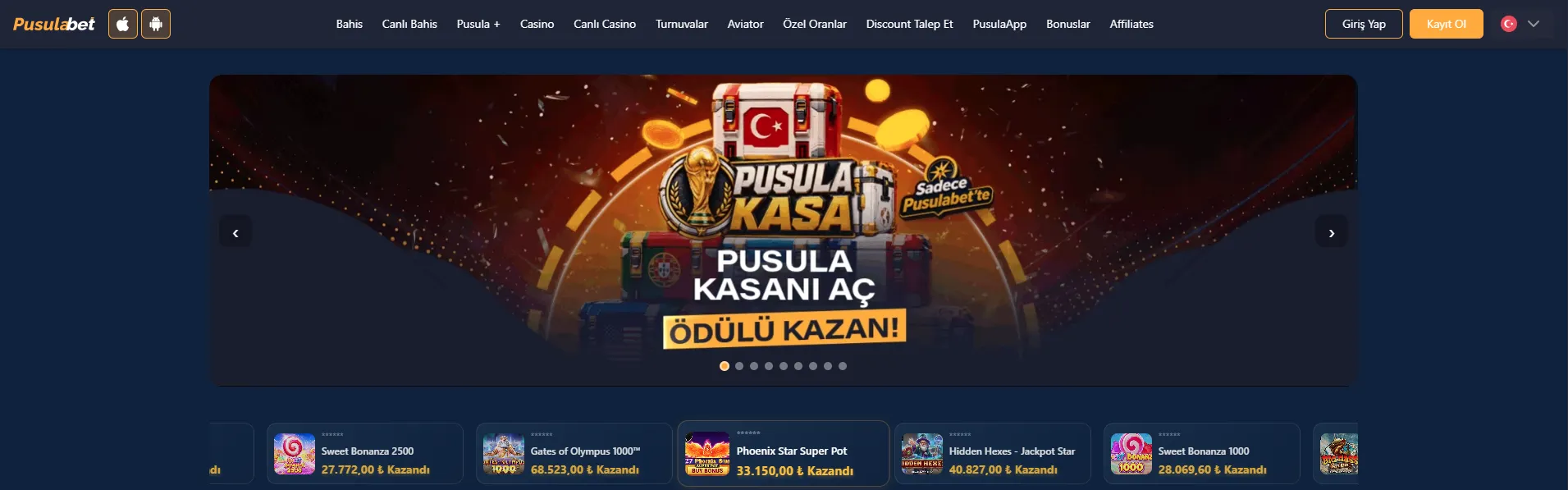 Online Spor Bahisleri ve Casino Platformu – Pusulabet